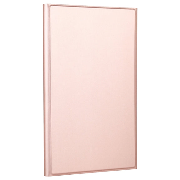 A500-A Detachable Bluetooth Keyboard Ultrathin Horizontal Flip Leather Tablet Case with Touchpad & Holder for Samsung Galaxy Tab A7 10.4 (2020) T500 / T505(Rose Gold)