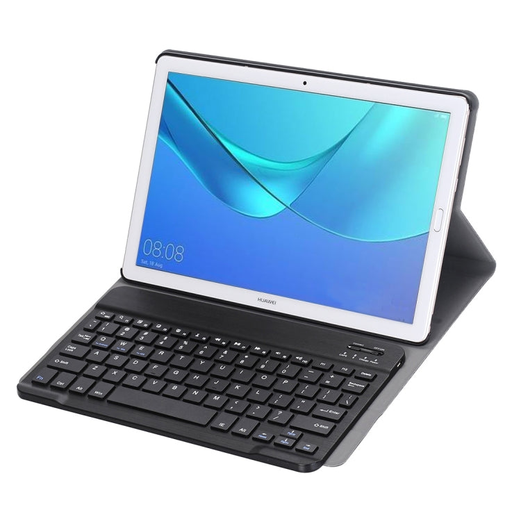 Detachable Bluetooth Keyboard Ultrathin Horizontal Flip Leather Tablet Case for Huawei MediaPad M5 / M5 Pro 10.8 inch, with Holder(Black) - free shipping - PMC TechLife - Order now!