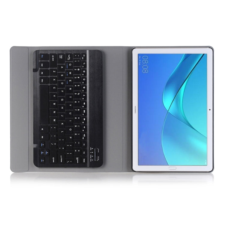 Detachable Bluetooth Keyboard Ultrathin Horizontal Flip Leather Tablet Case for Huawei MediaPad M5 / M5 Pro 10.8 inch, with Holder(Black) - free shipping - PMC TechLife - Order now!