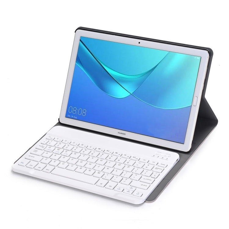 Detachable Bluetooth Keyboard Ultrathin Horizontal Flip Leather Tablet Case for Huawei MediaPad M5 / M5 Pro 10.8 inch, with Holder(Rose Gold) - Huawei Keyboard by PMC TechLife | Online Shopping South Africa | PMC TechLife | Buy Now Pay Later Mobicred