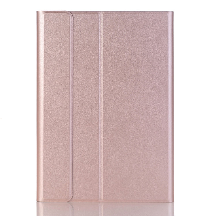 Detachable Bluetooth Keyboard Ultrathin Horizontal Flip Leather Tablet Case for Huawei MediaPad M5 / M5 Pro 10.8 inch, with Holder(Rose Gold) - Huawei Keyboard by PMC TechLife | Online Shopping South Africa | PMC TechLife | Buy Now Pay Later Mobicred