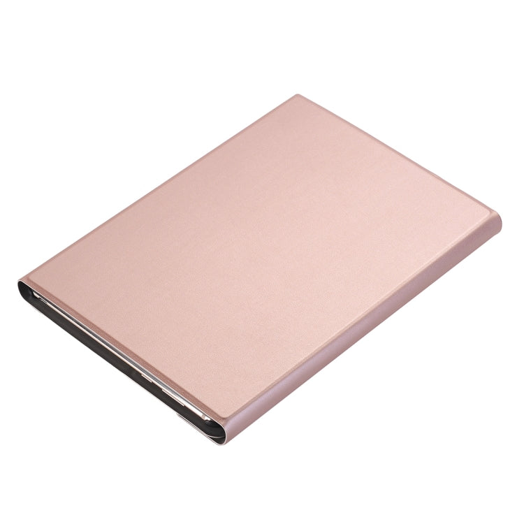 Detachable Bluetooth Keyboard Ultrathin Horizontal Flip Leather Tablet Case for Huawei MediaPad M5 / M5 Pro 10.8 inch, with Holder(Rose Gold) - Huawei Keyboard by PMC TechLife | Online Shopping South Africa | PMC TechLife | Buy Now Pay Later Mobicred