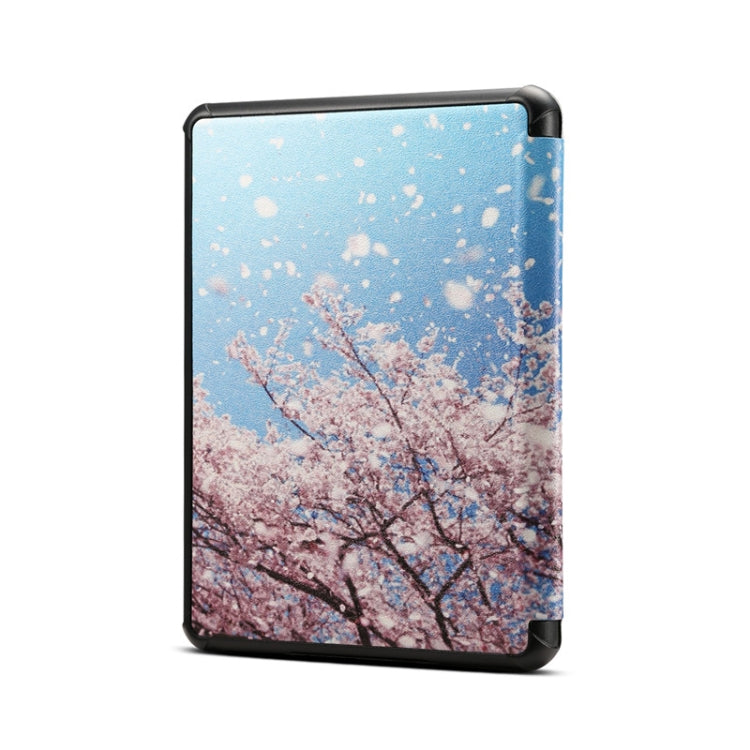 Cherry Pattern Horizontal Flip PU Leather Protective Case for Amazon Kindle 2019, with Sleep & Wake-up Funtion - Amazon by PMC TechLife | Online Shopping South Africa | PMC TechLife | Buy Now Pay Later Mobicred