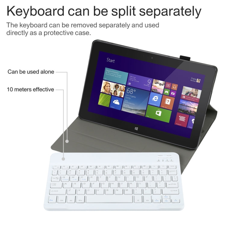 AM12 2 in 1 Removable Bluetooth Keyboard + Protective Leather Tablet Case with Holder for Lenovo Tab P11 (Tab-J606F)(Gold) - Lenovo Keyboard by PMC TechLife | Online Shopping South Africa | PMC TechLife