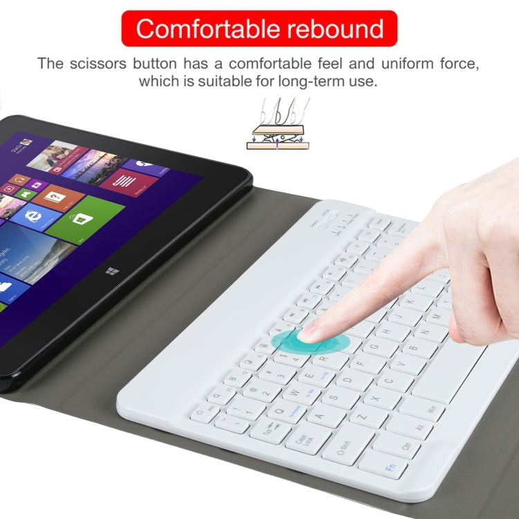 AM12 2 in 1 Removable Bluetooth Keyboard + Protective Leather Tablet Case with Holder for Lenovo Tab P11 (Tab-J606F)(Rose Gold) - Lenovo Keyboard by PMC TechLife | Online Shopping South Africa | PMC TechLife