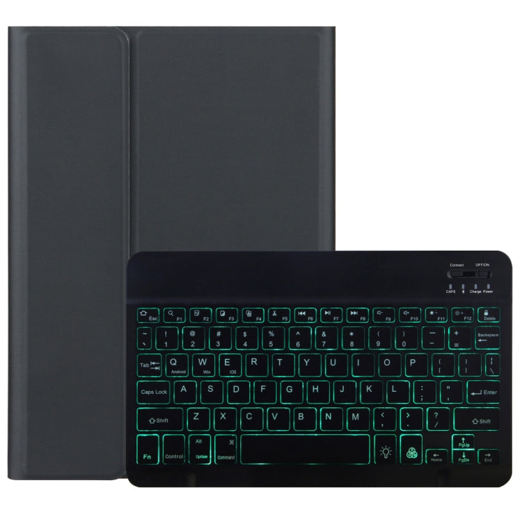DY-M10ReL-S 2 in 1 Removable Bluetooth Keyboard + Protective Leather Tablet Case with Backlight & Holder for Lenovo Tab M10 FHD REL(Black) - Lenovo Keyboard by PMC TechLife | Online Shopping South Africa | PMC TechLife