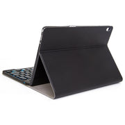 DY-P10-S 2 in 1 Removable Bluetooth Keyboard + Protective Leather Tablet Case with Backlight & Holder for Lenovo Tab P10 10.1 inch(Black)
