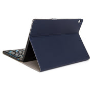 DY-P10 2 in 1 Removable Bluetooth Keyboard + Protective Leather Tablet Case with Holder for Lenovo Tab P10 10.1 inch(Blue)