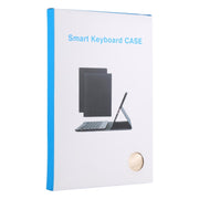 AM10 2 in 1 Removable Bluetooth Keyboard + Protective Leather Tablet Case with Holder for Lenovo M10 FHD Plus 10.3 inch(Gold)