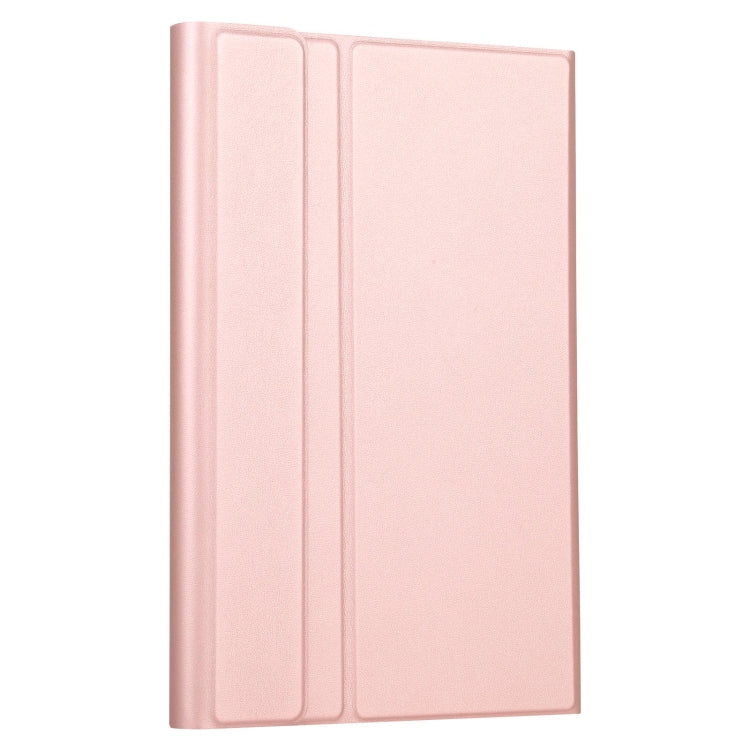 AM10 2 in 1 Removable Bluetooth Keyboard + Protective Leather Tablet Case with Holder for Lenovo M10 FHD Plus 10.3 inch(Rose Gold) - Lenovo Keyboard by PMC TechLife | Online Shopping South Africa | PMC TechLife