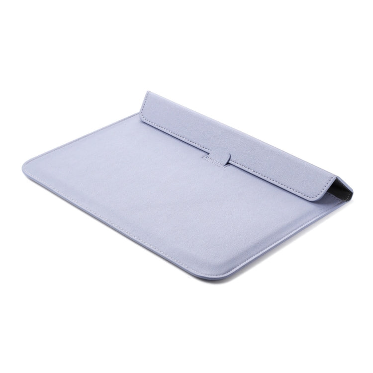 Universal Envelope Style PU Leather Case with Holder for Ultrathin Notebook Tablet PC 15.4 inch, Size: 39x28x1.5cm  (Blue Purple)