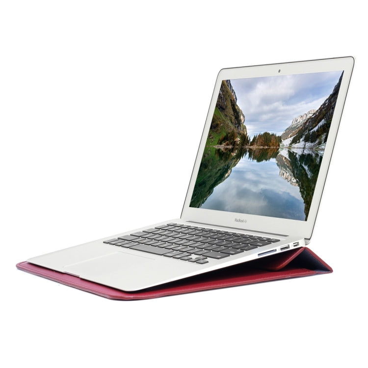 Universal Envelope Style PU Leather Case with Holder for Ultrathin Notebook Tablet PC 15.4 inch, Size: 39x28x1.5cm - 15 inch by PMC TechLife | Online Shopping South Africa | PMC TechLife | Buy Now Pay Later Mobicred