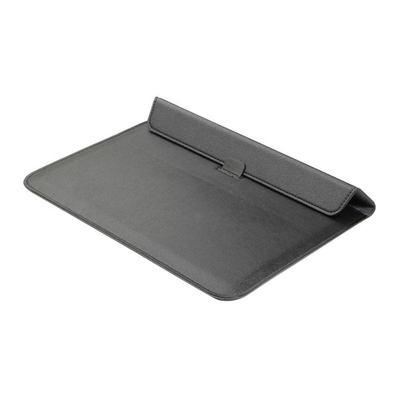 Universal Envelope Style PU Leather Case with Holder for Ultrathin Notebook Tablet PC 13.3 inch, Size: 35x25x1.5cm(Black)