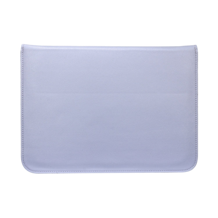 Universal Envelope Style PU Leather Case with Holder for Ultrathin Notebook Tablet PC 13.3 inch, Size: 35x25x1.5cm (Blue Purple)