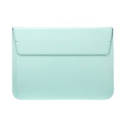 Universal Envelope Style PU Leather Case with Holder for Ultrathin Notebook Tablet PC 13.3 inch, Size: 35x25x1.5cm(Mint Green)