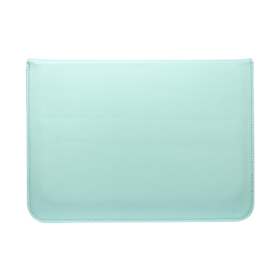 Universal Envelope Style PU Leather Case with Holder for Ultrathin Notebook Tablet PC 13.3 inch, Size: 35x25x1.5cm(Mint Green)
