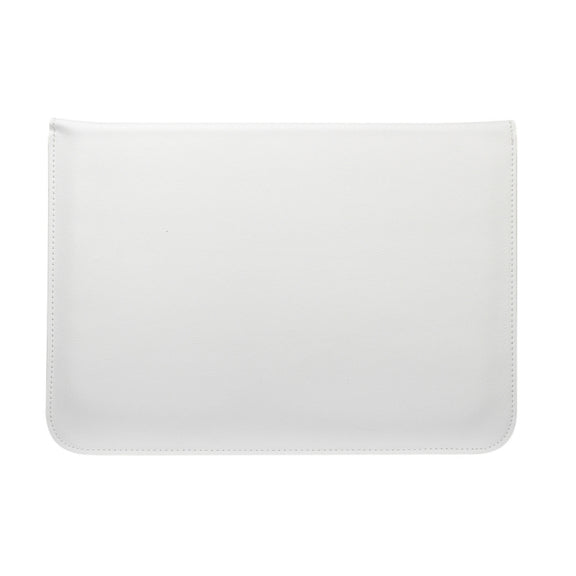 Universal Envelope Style PU Leather Case with Holder for Ultrathin Notebook Tablet PC 13.3 inch, Size: 35x25x1.5cm(White)