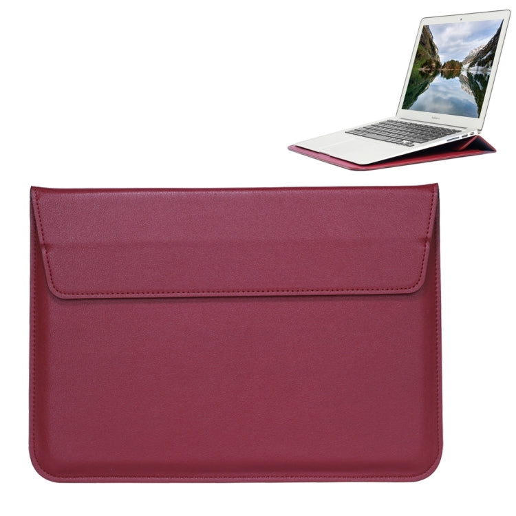 Universal Envelope Style PU Leather Case with Holder for Ultrathin Notebook Tablet PC 11.6 inch, Size: 32.5x21.5x1cm - 10 - 11 inch by PMC TechLife | Online Shopping South Africa | PMC TechLife | Buy Now Pay Later Mobicred