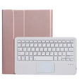 A11-A 2 in 1 Removable Bluetooth Keyboard + Protective Leather Tablet Case with Touchpad & Holder for iPad Pro 11 2022 / 2021 / Air 5 / Air 4(Rose Gold) - For iPad Pro by PMC TechLife | Online Shopping South Africa | PMC TechLife | Buy Now Pay Later Mobicred