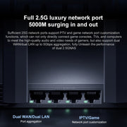 Original Xiaomi WiFi Router BE7000 8-channel Independent Signal Amplifier 1GB Memory, US Plug