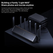 Original Xiaomi WiFi Router BE7000 8-channel Independent Signal Amplifier 1GB Memory, US Plug