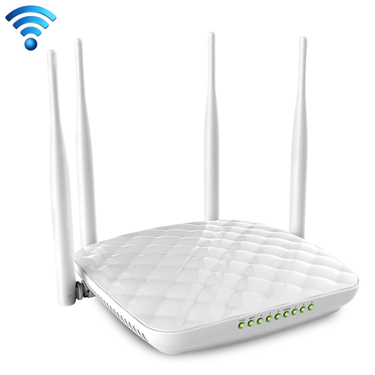 Tenda FH456 Wireless 2.4GHz 300Mbps WiFi Router with 4*5dBi External Antennas(White) - free shipping - PMC Jewellery - Order now!