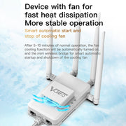VONETS VAR1200-L 1200Mbps Wireless Bridge Built-in Antenna Dual-Band WiFi Repeater, With DC Adapter Set