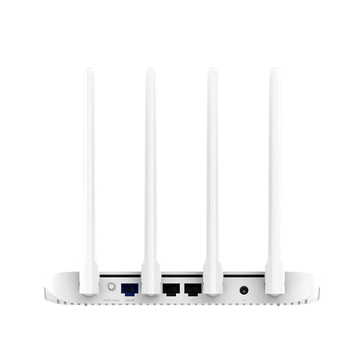 Original Xiaomi WiFi Router 4A Smart APP Control AC1200 1167Mbps 128MB 2.4GHz & 5GHz Dual-core CPU Gigabit Ethernet Port Wireless Router Repeater with 4 Antennas, Support Web & Android & iOS, US Plug(White)