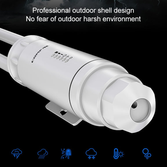COMFAST CF-EW74 1200Mbs Outdoor Water-resistant Dual Frequency Signal Amplifier Wireless Router Repeater WIFI Base Station with 2 Antennas