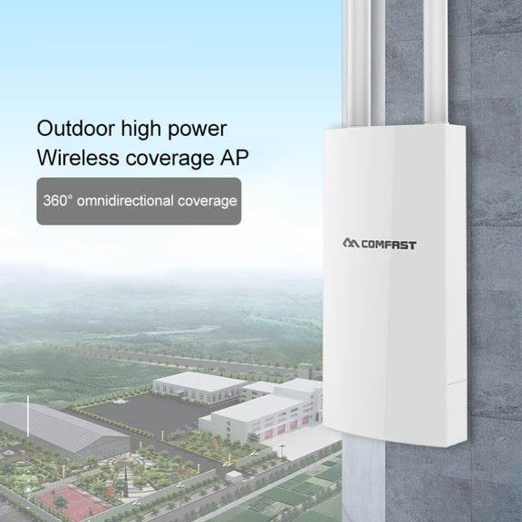 COMFAST CF-EW72 1200Mbs Outdoor Water-resistant Signal Amplifier Wireless Router Repeater WIFI Base Station with 2 Antennas