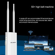 COMFAST CF-EW72 1200Mbs Outdoor Water-resistant Signal Amplifier Wireless Router Repeater WIFI Base Station with 2 Antennas