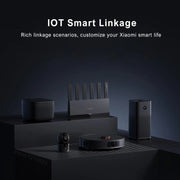 Xiaomi Router BE6500 WiFi 7 2.4GHz 5.0GHz Dual Band 4-Core 2.5G Port, US Plug (Black)