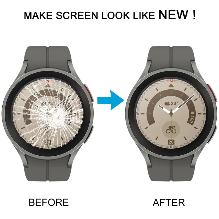 Original LCD Screen Digitizer Full Assembly with Frame for Samsung Galaxy Watch5 Pro 45mm SM-R920/R925 (Grey)