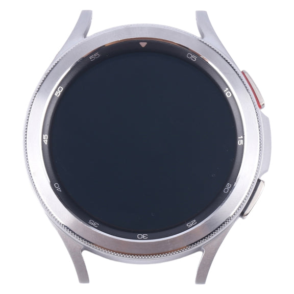 Original LCD Screen Digitizer Full Assembly with Frame for Samsung Galaxy Watch4 Classic 46mm SM-R890/R895 (Silver)