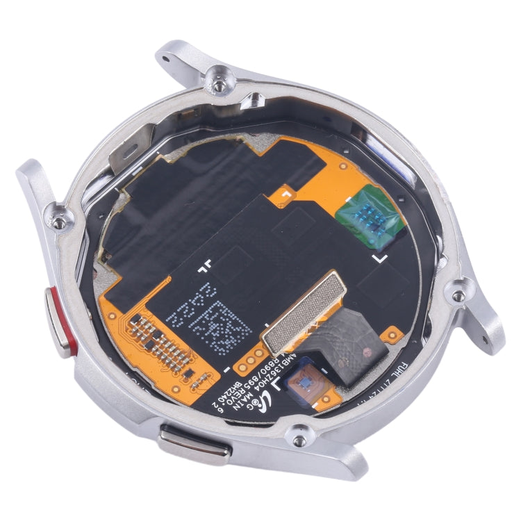 Original LCD Screen Digitizer Full Assembly with Frame for Samsung Galaxy Watch4 Classic 46mm SM-R890/R895 (Silver)
