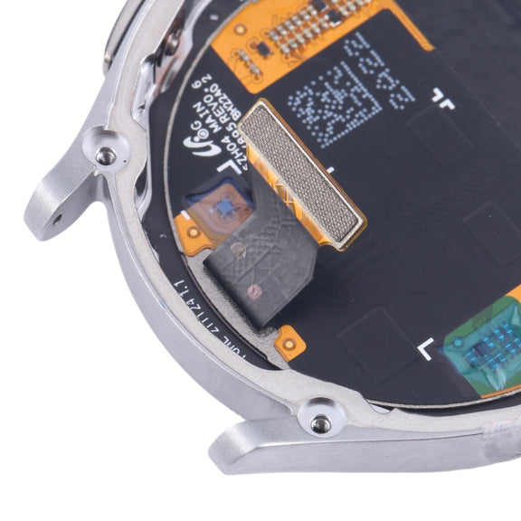Original LCD Screen Digitizer Full Assembly with Frame for Samsung Galaxy Watch4 Classic 46mm SM-R890/R895 (Silver)