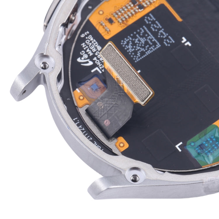 Original LCD Screen Digitizer Full Assembly with Frame for Samsung Galaxy Watch4 Classic 46mm SM-R890/R895 (Silver)