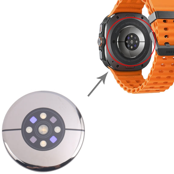 For Samsung Galaxy Watch Ultra SM-L705 Original Glass Back Cover with Heart Rate