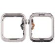 For Apple Watch Series 5 40mm LTE Stainless Steel Middle Frame Bezel Plate with Crown Spin Axis Flex Cable (Silver) - Middle Frame by PMC TechLife | Online Shopping South Africa | PMC TechLife | Buy Now Pay Later Mobicred