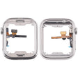 For Apple Watch Series 7 / 8 / 9 41mm LTE Stainless Steel Middle Frame Bezel Plate with Crown Spin Axis Flex Cable (Silver) - Middle Frame by PMC TechLife | Online Shopping South Africa | PMC TechLife | Buy Now Pay Later Mobicred