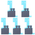 5pcs LCD Flex Cable Heat Sink Sticker for Apple Watch Series 10 46mm - free shipping - PMc TechLife - Order now!