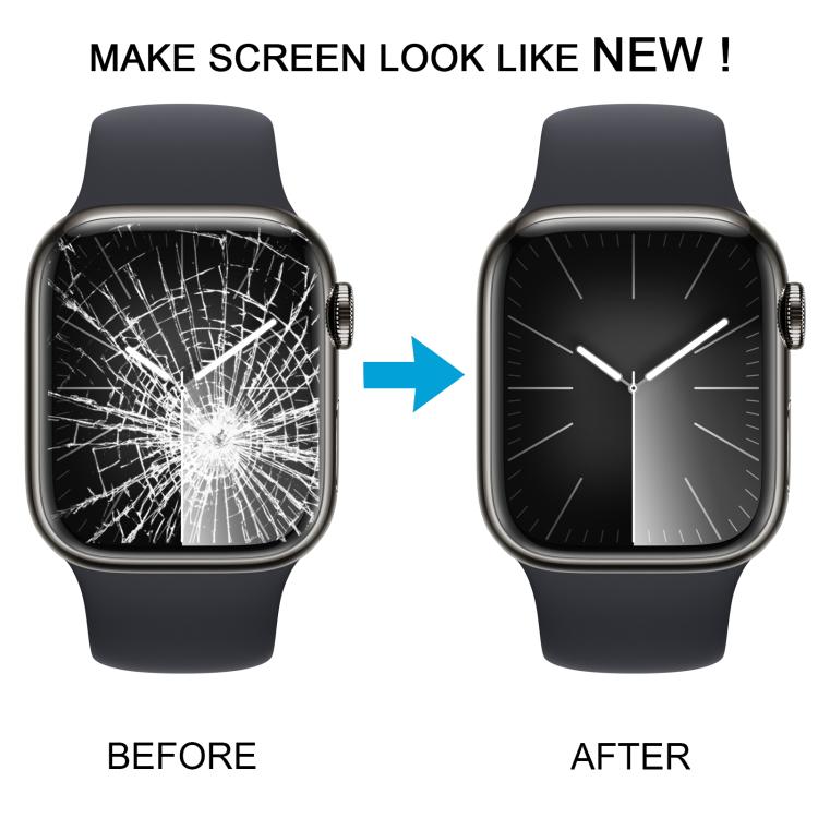 For Apple Watch Series 9 45mm Front Screen Outer Glass Lens with OCA