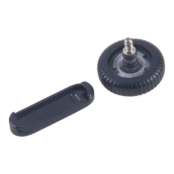 For Apple Watch Series 9 41mm / 45mm GPS Version Watch Crown Nut / Power Button Set (Midnight)