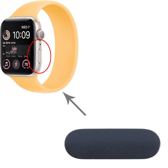 For Apple Watch SE 2022 40mm / 44mm Aluminum Alloy Power Button (Black)