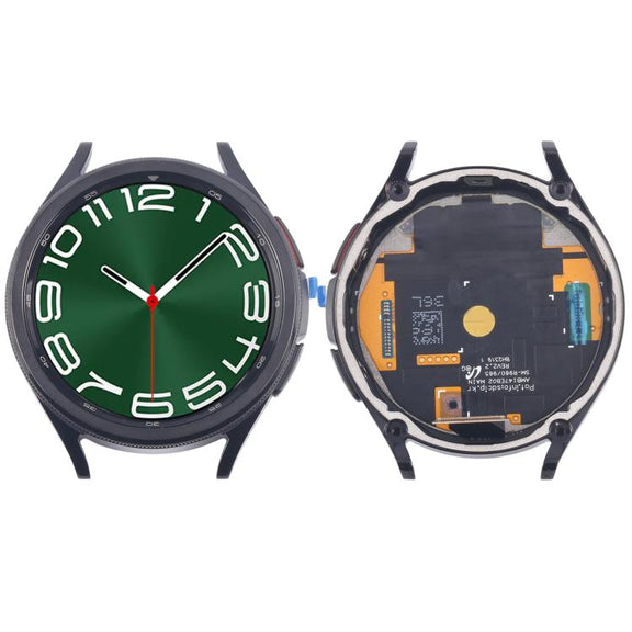 For Samsung Galaxy Watch6 Classic 47mm SM-R960/R965 Original LCD Screen Digitizer Full Assembly with Frame (Black)