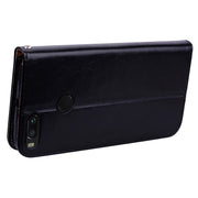 For Xiaomi  Mi A1 & 5X Business Style Oil Wax Texture Horizontal Flip Leather Case with Holder & Card Slots & Wallet & Lanyard(Black)