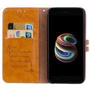 For Xiaomi  Mi A1 & 5X Business Style Oil Wax Texture Horizontal Flip Leather Case with Holder & Card Slots & Wallet & Lanyard(Yellow)