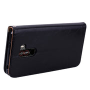 Business Style Oil Wax Texture Horizontal Flip Leather Case for Xiaomi Pocophone F1 , with Holder & Card Slots & Wallet (Black)