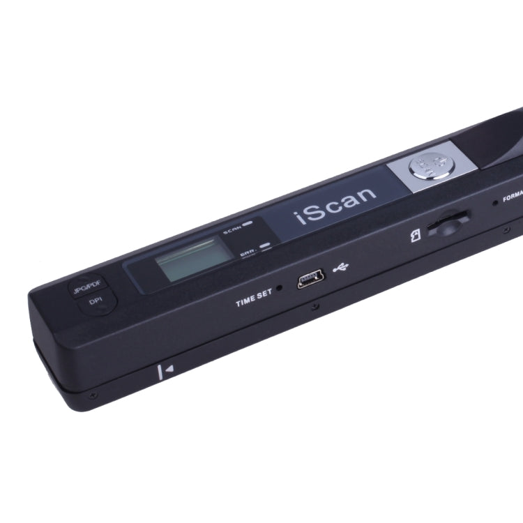 iScan01 Mobile Document Handheld Scanner with LED Display, A4 Contact Image Sensor(Black) - Portable Scanner by PMC TechLife | Online Shopping South Africa | PMC TechLife