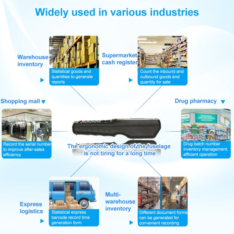 NEWSCAN NS8103L One-dimensional Laser Wireless Barcode Scanner Collector - free shipping - PMC Jewellery - Order now!